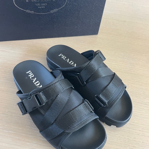 Prada sandals, size 6 Mens or 8 Women's - Picture 3 of 10